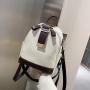 New Fashion Women's Bag 2023 Fashion Pu Solid Color Backpack High Texture Leisure Butterfly Embroidery Line Versatile Schoolbag