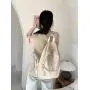 Wholesale school season student schoolbag girl  custom logo casual nylon backpack light simple style backpack women