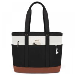 LOVEVOOK Lightweight fits 17 in Work Tote Bag Waterproof HandBag with Luggage Strap School Business Travel Laptop Bag for Women