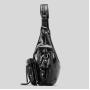 2024 Custom Oiled Waxed Vegan Leather Hobo Shoulder Bags For Motorcycle Women