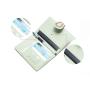 HR545 Women's Short Buckle Coin Wallet Retro Pu Wallet Horizontal Square ID Card Holder Purse Casual Business Passport Holders