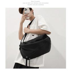 HR025 New Fashion Mountaineering Backpack Outdoor Sports Nylon Lightweight Solid Color Schoolbag Travel Student Shoulder Bag