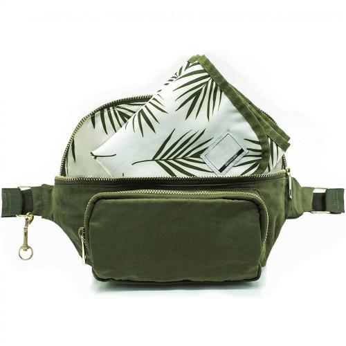 Custom Portable Travel Outdoor Baby Diaper Pad Fanny Pack Women Multifunctional Mommy Waist Bag