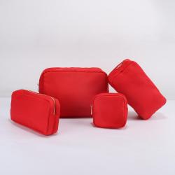Wholesale Customized Good Quality Zipper Pouch Cosmetic Bag Sublimation Lightweight Ripstop Eco Cosmetic Bag