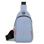 ZR757 Unisex Chest Bag Waterproof Shoulder Bag Sports Travel Crossbody Leisure Solid Color Business High Quality Bag Print logo