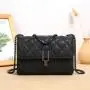 Women's High Quality PU Leather Crossbody Bag Korean Style Casual Outdoor Shoulder Bag Fashionable Chain Lady's  Messenger Bags