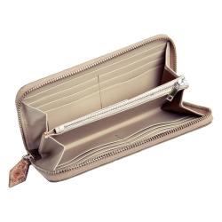 Fashion women hand purse luxury crocodile embossed pattern pu leather rfid blocking wallet purse bag for travel