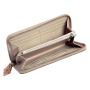 Fashion women hand purse luxury crocodile embossed pattern pu leather rfid blocking wallet purse bag for travel