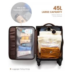 LOVEVOOK Hot Selling multi-functional Luggage TSA-Approved Large capacity Carry-On Travel Trolley Bags 4 wheels Luggage Suitcase