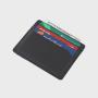 Wholesale genuine leather credit card holder smart wallet holder rfid men's mini card holder