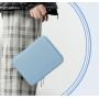 ZWY026 Daily Portable Compact Tablet Case Outdoor Lightweight PU Solid Color Waterproof Tablet Bag Business Wearable Clutch Bag