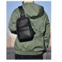 KBW158 2023 New Men Chest Bag Trendy Casual Splash-proof Multifunctional Crossbody Sport Chest Bag PU Traveling Bag