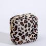 Keymay Stock Printed 5 Pattern S M L XL Nylon Pouch Waterproof Character Makeup Storage Bag Leopard Print Cosmetic Bag