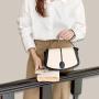 2024 new design trend saddle bag ladies leather fashion simple high quality cute design women's bag