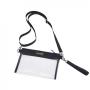 Gelory Custom Women Laser Hologram PVC Plastic Cosmetic Zipper Bag Eco Friendly Transparent Toiletry Bag