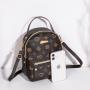 2024 New Print Small Backpack Fashion Ladies Shoulder Bag Pu Leather Zipper Soft Backpacks Bags for Women Wholesale Factory