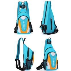 ZF045 New Outdoor Leisure Single Shoulder Crossbody Bag Ladies Oxford Cloth Men Waterproof Wear Chest Bag Handbag Backpack