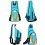 ZF045 New Outdoor Leisure Single Shoulder Crossbody Bag Ladies Oxford Cloth Men Waterproof Wear Chest Bag Handbag Backpack