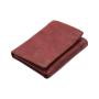 Genuine Leather Front Pocket Trifold Wallet RFID Wallets for Men Slim