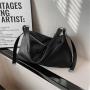 2024 new design fashion casual women on the shoulder Pu leather bag ladies casual simple fashion handbag