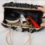 Hot Sale Pure Handmade Beaded Handbag Celebrity Dress Evening Bag Ladies Banquet Clutch Bag