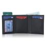 Custom RFID blocking aluminum pop-up wallet for men
