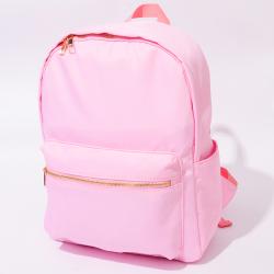 Keymay Rts Stock Low Moq 10 Colors Fashion Cute Plain Colorwaterproof Nylon Hiking Backpack Rucksack School Bag Student Backpack