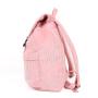 CHANGRONG Custom fashion Lightweight Casual Corduroy pink School laptop backpack for women