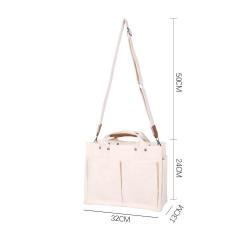 Large Capacity Portable Canvas Women Bag CottonTote Bag with Custom Printed Logo Women's shoulder Bags