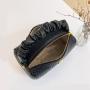 2024 Custom Ladies Litchi Leather Purses Handbags For Fashion Women With Wrinkle Handle