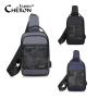 2022 Teenagers Boys Sacoche Homme Walking Sport Fashion Unique Usb Charging Sling Shoulder Chest Bag With Logo