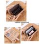 ZF231 Women Long Wallet Women Purse PU Leather Zipper Hasp Coin Purse Designer Wallet Card Holder Folding Card Bag