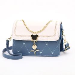 2024 Bags for women Fashionable Lady Style Small Square Bag Single Shoulder Joker Gift Bag with Chain Decoration Portable Trend