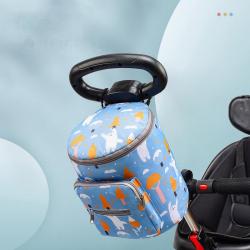 HR307 Hot Selling New Cylinder Stroller Fashionable Storage Bag Portable Lightweight Mommy Storage Bag Hanging Waterproof Bag