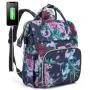 LOVEVOOK flower printing Women's Backpack for Laptop 15.6 Inch Waterproof university bags Work women travel laptop Backpacks