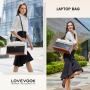 2023 LOVEVOOK New style 2pcs fashion casual  Leather shoulder bags Women briefcase ladies handbags and purses laptop tote bags