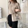 New Fashion One Shoulder Underarm Bag Women Summer Canvas Bag 2022 Large Capacity Special Large Bag Letter