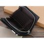 HR293 New Fashion Solid Color Wallets Men's Short Business Multi Card Money Clip Zipper Fashion ID Card Ticket Photo Bit Cli