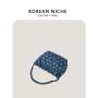 Wholesale Korean New Style Design High-Quality Large Capacity Luxury Simple Portable Ladies Bucket Hand Bags for Woman