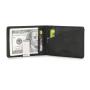 CUIKCA PU Leather Brand Wallets Universal Designer Stainless Steel Metal Clip Wallets ID & Credit Card Holder Money Clip Purse
