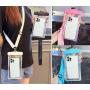 SN076 PVC Waterproof Mobile Phone Dry Bag for Swimming Simple Crossbody Lanyard Transparent Waterproof Case Messenger Hand Pouch