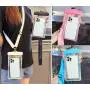 SN076 PVC Waterproof Mobile Phone Dry Bag for Swimming Simple Crossbody Lanyard Transparent Waterproof Case Messenger Hand Pouch