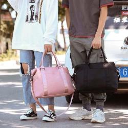 Custom Your Brand Travel Duffel Bag Carry on Sports Tote Gym Bag Shoulder Weekender Overnight Bag for Women