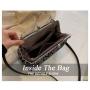 HR563 New Fashion Style Dinner Party Clutch Bag Personalized Sequin Clip Handheld Bag Chain Strap One Shoulder Crossbody Bag