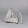 Women's Evening Clutch Triangle Design Wedding Purse Excellent Quality Handmade Handbag for Party Fashion Rhinestones Bag