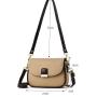 Trendy Autumn&Winter Tan Shoulder bags women handbags ladies fashion crossbody shoulder purse vegan leather bags wholesale
