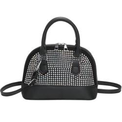 KBW357 Hot Selling Bright Diamond Shell Bag PU Ladies Handbags Shoulder Crossbody Bag Korean Fashion Handbag For Women
