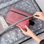 Gelory New Waterproof Cosmetic Bag Fashionable Multi Function Large Capacity Toiletry Bag Handle Widened Travel Storage Bag