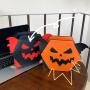 Custom Pumpkin Little Devil Cute Decorative Women's Bag Portable Zipper Shoulder Niche Design Plus Logo Tote Bag