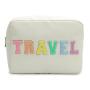 Many stock color nylon cosmetic bag can be customized nylon pouch make up bag with nylon bag